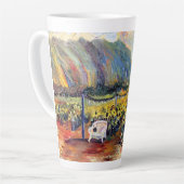 Waimanalo Zonnebloemen Latte Mok (Linkerhoek)