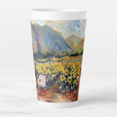 Waimanalo Zonnebloemen Latte Mok (Voorkant)