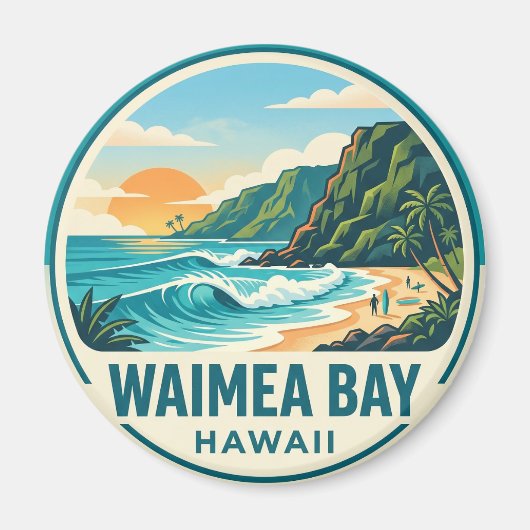 Waimea-baai Magneet (Voorkant)