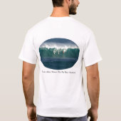 Waimea Bay Big Wave-uitnodiging T-shirt (Achterkant)