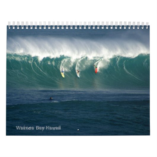 Waimea Bay Big Waves Agenda Kalender (Hoes)