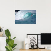 Waimea Bay Boogieboarder Poster (Thuiskantoor)