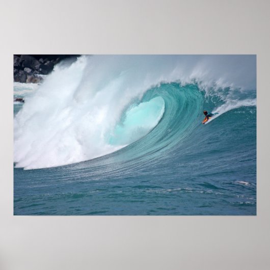 Waimea Bay Boogieboarder Poster (Voorkant)