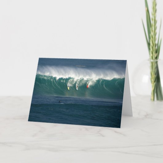 Waimea Bay Hawaï Kaart (Voorkant)