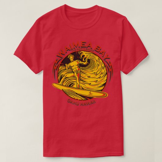 WAIMEA BAY T-SHIRT (Design voorkant)