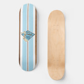 Waimea Bay Vintage Surf Skateboard (Voorkant)