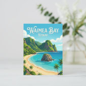 Waimea Bay VS Briefkaart (Staand voorkant)