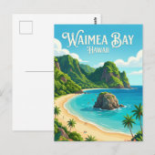 Waimea Bay VS Briefkaart (Voorkant / Achterkant)