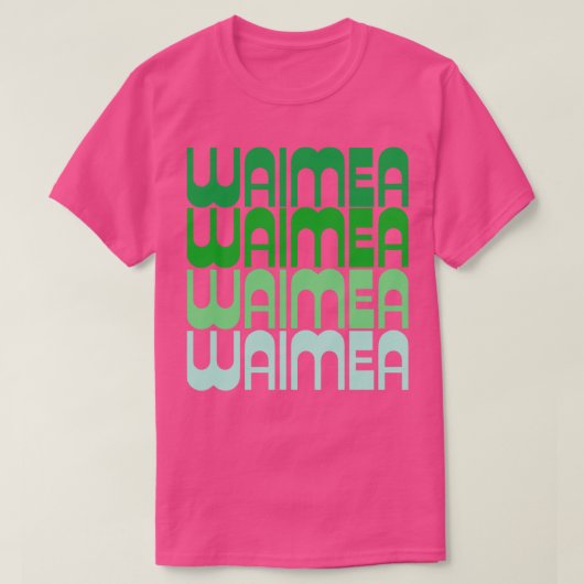 Waimea Beach Retro T-shirt (Design voorkant)