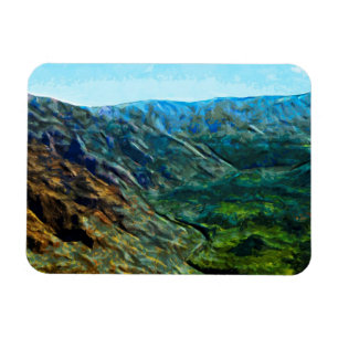 Waimea Canyon 11 Abstracte impressionist.jpg Magneet