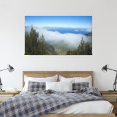 Waimea Canyon Above the Clouds, Kauai Hawaii Canvas Afdruk (Insitu (Slaapkamer))