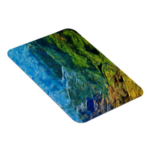 Waimea Canyon Abstracte impressionist Magneet (Rechterzijde)