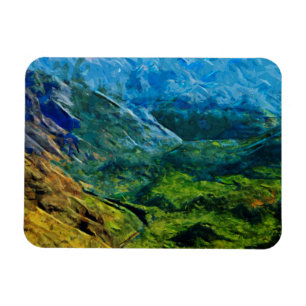 Waimea Canyon Abstracte impressionist Magneet