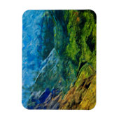 Waimea Canyon Abstracte impressionist Magneet (Verticaal)
