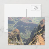 Waimea Canyon Briefkaart (Voorkant / Achterkant)