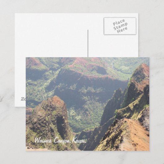 Waimea Canyon Briefkaart (Voorkant / Achterkant)