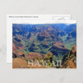 waimea canyon briefkaart (Voorkant / Achterkant)
