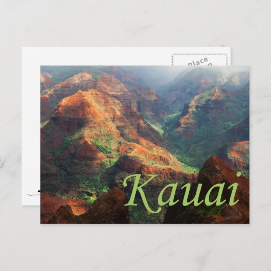 Waimea Canyon Briefkaart (Voorkant / Achterkant)