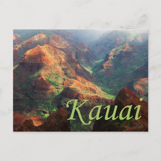 Waimea Canyon Briefkaart (Voorkant)