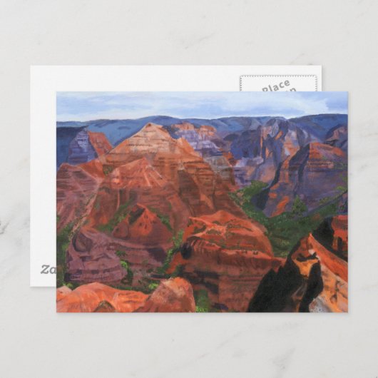 Waimea Canyon Hawaii Briefkaart (Voorkant / Achterkant)