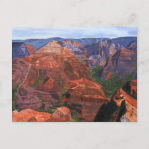 Waimea Canyon Hawaii Briefkaart
