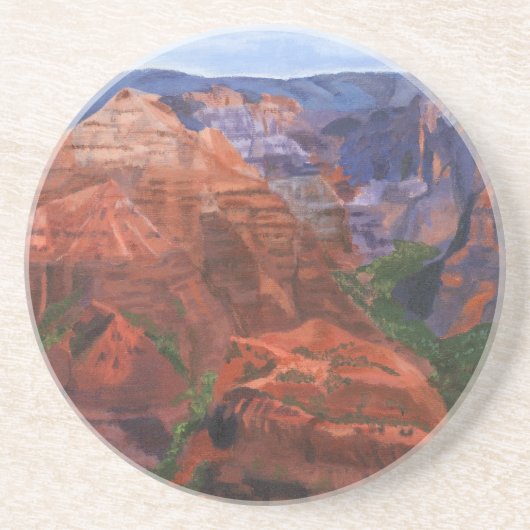 Waimea Canyon Hawaii Zandsteen Onderzetter (Voorkant)