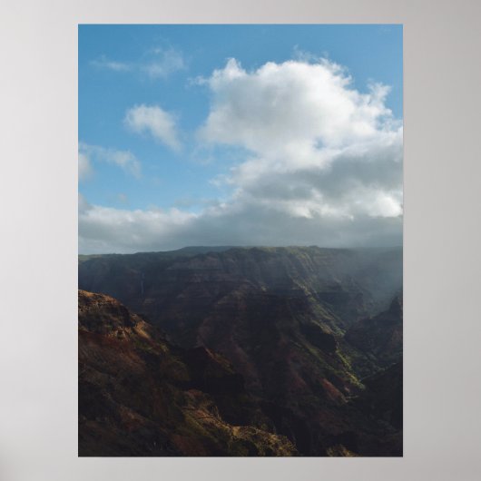 Waimea Canyon Kauai Fotografie Poster (Voorkant)