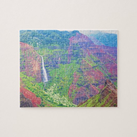 Waimea Canyon - Kauai, Hawaï - 8x10 - 110 stuks. Legpuzzel (Horizontaal)