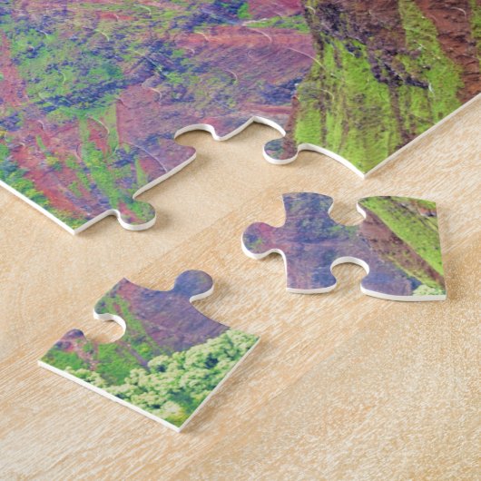 Waimea Canyon - Kauai, Hawaï - 8x10 - 110 stuks. Legpuzzel (Zijkant)