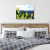 Waimea Canyon | Kauai, Hawaï Canvas Afdruk (Insitu (Slaapkamer))
