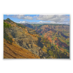 Waimea Canyon, Kauai, Hawaï Foto Afdruk
