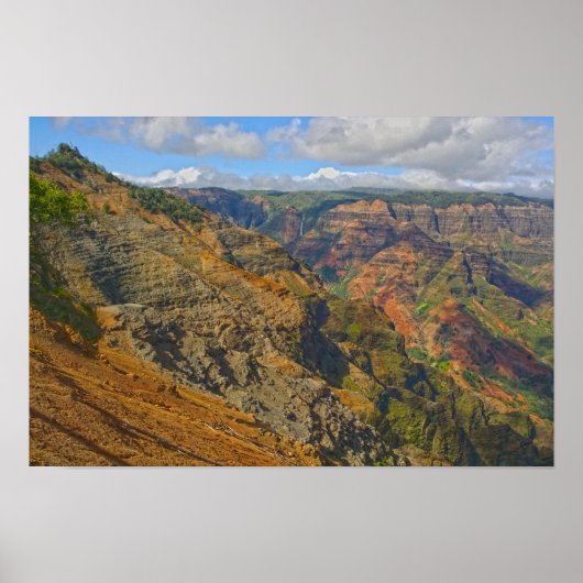 Waimea Canyon, Kauai, Hawaï Poster (Voorkant)
