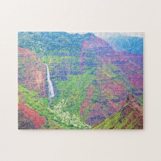 Waimea Canyon - Kauai, Hawaii - 11x14 - 252 pcs. Legpuzzel (Horizontaal)