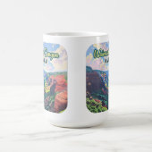 Waimea Canyon Kauai Hawaii Landschap Retro Koffiemok (Center)