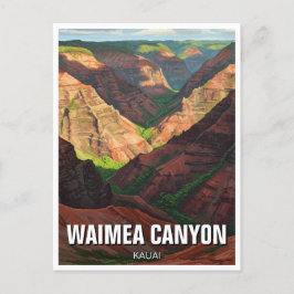 Waimea Canyon Kauai Hawaii Reizen Briefkaart