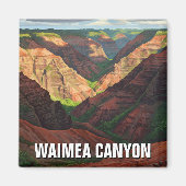 Waimea Canyon Kauai Hawaii Reizen Magneet (Voorkant)