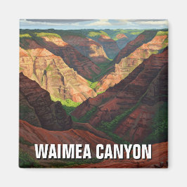 Waimea Canyon Kauai Hawaii Reizen Magneet