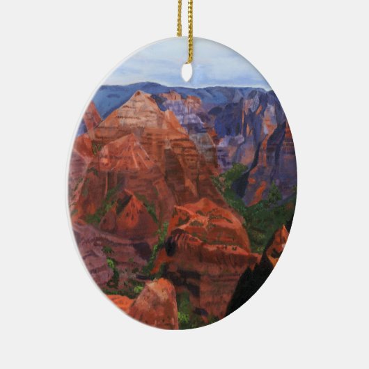 Waimea Canyon Keramisch Ornament (Rechts)