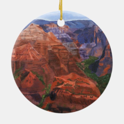 Waimea Canyon Keramisch Ornament (Achterkant)