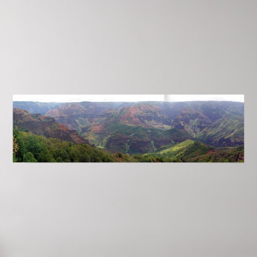 Waimea Canyon Poster (Voorkant)