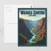 Waimea Canyon State Park, Briefkaart (Voorkant / Achterkant)