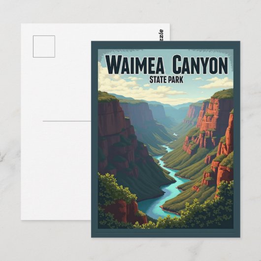 Waimea Canyon State Park, Briefkaart (Voorkant / Achterkant)