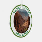 Waimea Canyon State Park, Hawaï Metalen Ornament (Voorkant Rechts)