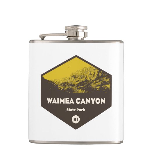 Waimea Canyon State Park Hawaii Heupfles (Voorkant)