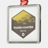 Waimea Canyon State Park Hawaii Metalen Ornament (Links)