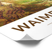 Waimea Canyon State Park Hawaii Waterverf Poster (Hoek)