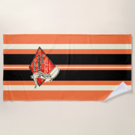 Waimea Gestreept Surfboard Hawaiian Surfer - Sinaa Strandlaken