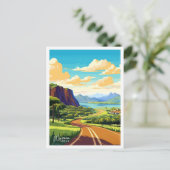 Waimea Hawaii Art Travel Vintage Briefkaart (Staand voorkant)