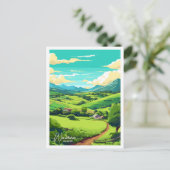 Waimea Hawaii Travel Illustratie Briefkaart (Staand voorkant)