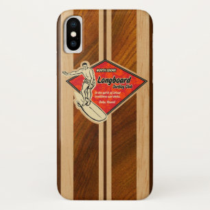 Waimea Surfboard Hawaiian Faux Koa Wood Case-Mate iPhone Case